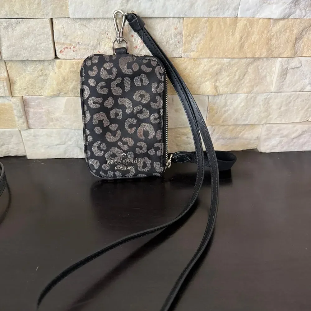 Bundle‼️Kate Spade Chelsea Card Case Lanyard K8260 & K9283 Black